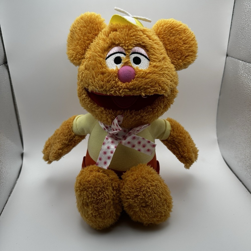 Fozzie Bear Disney Store The Muppets Muppet Babies 13-Inch Plush With Sounds